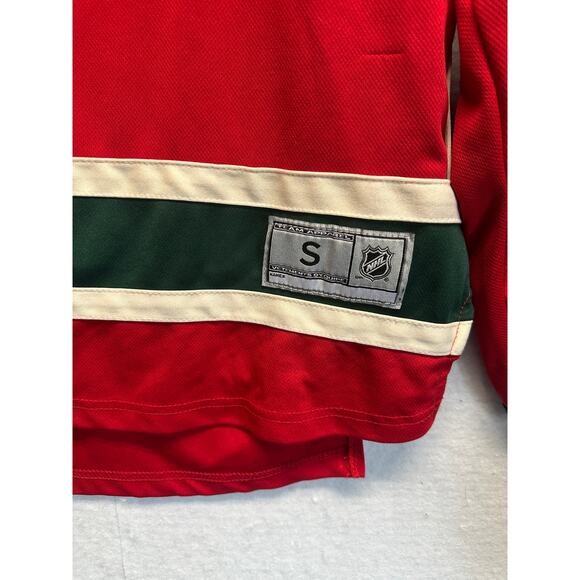 NHL Minnesota Wild Men's Size Small Red Team Apparel Stitched Jersey - Picture 2 of 11